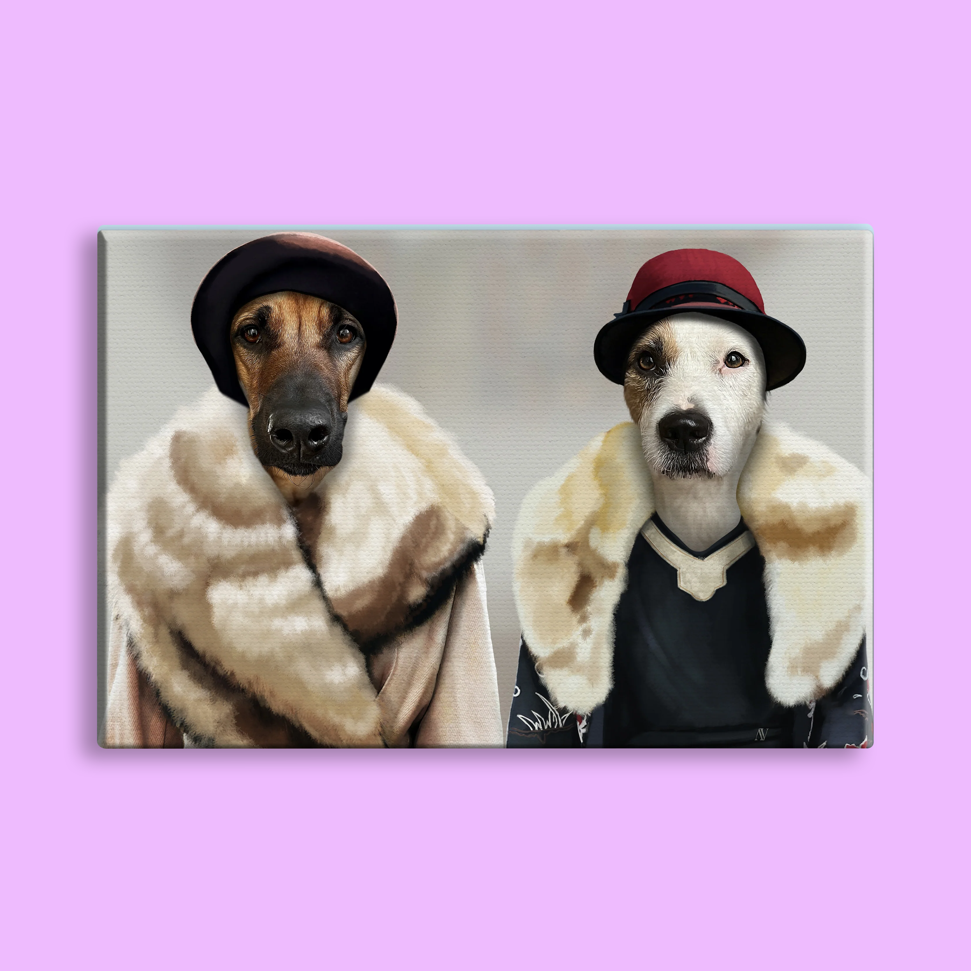 Peaky Blinders Ladies Pet Portrait - Custom Pet Portrait
